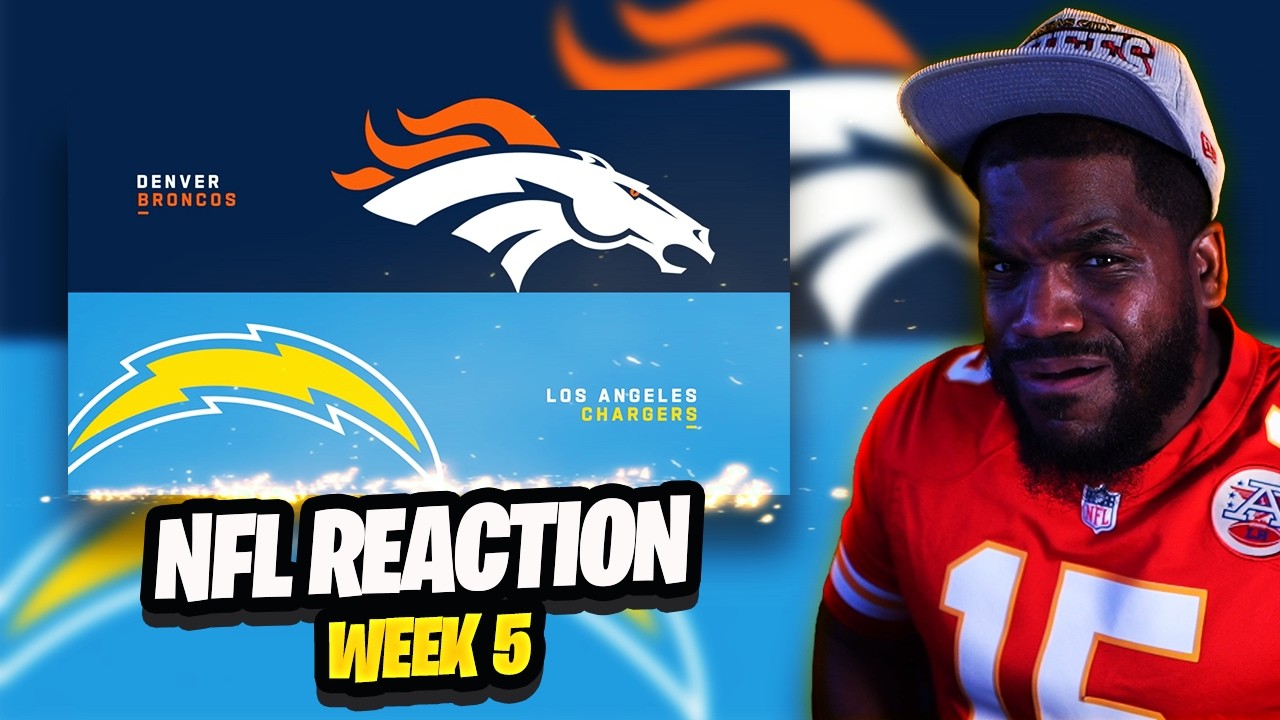 HE DOESNT LIKE FOOTBALL | Denver Broncos vs Los Angeles Chargers  Highlights |NFL 26 Week 5 REACTION