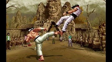 (PS2 60fps) KOF 2002 UM Endless #1 ~ Roulette play (& unlocked EX Robert : P)