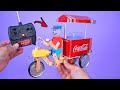 Increíble Carrito de Helados Robot RC hecho con latas de refresco