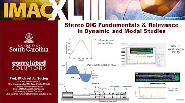 Stereo DIC Fundamentals & Relevance in Dynamic and Modal Studies