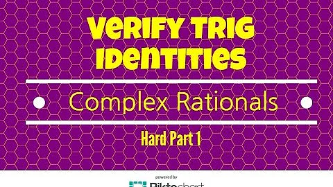 How to verify trig identities with complex rationals. Part 1