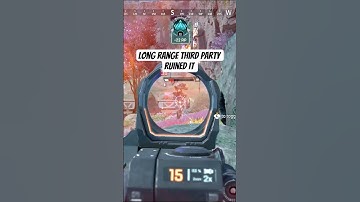 Apex Legends: Long range third party ruined it #shorts