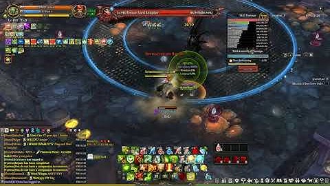 Tree of Savior (TOS) - Demon Lord Rexipher (Weekly Boss Raid 19), Miko/Crusader/Druid Gameplay