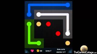 Flow Game Level - 7 [5x5] Beginners Pack Connect the Dots screenshot 4