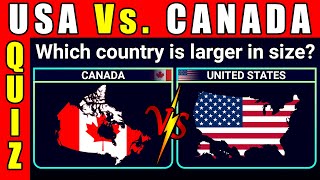 USA VS. CANADA QUIZ | Basic Questions about The US and Canada