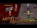 8 hours of artio vs 8 hours of callisto