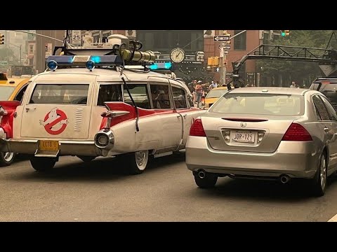 Ghostbusters 4,Firehouse,2024,Filming another chase scene