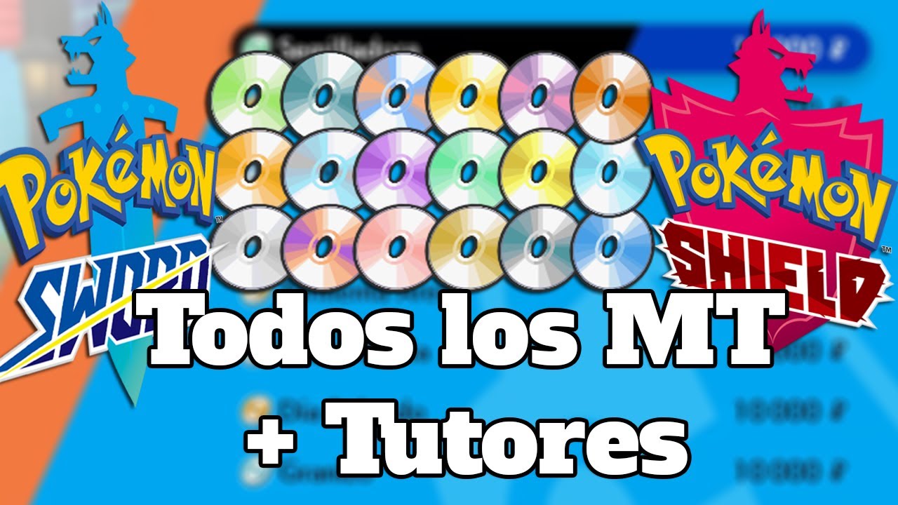 Todas las MT pokemon espada y escudo