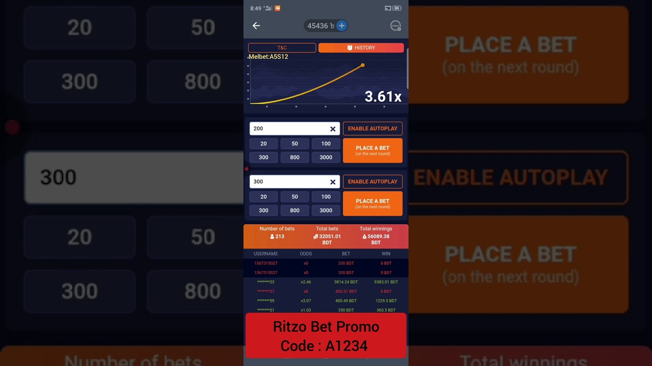 Ritzo Bet Win Trick Game Play 💥💯💯