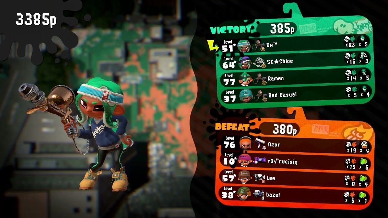 Splatoon 2 League Battle 108 Rainmaker YouTube