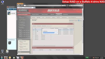 Setup RAID on Buffalo Four-Drive LinkStation or TeraStation NAS