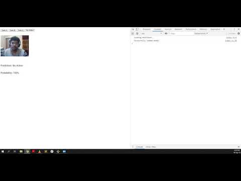 Real time Classifier in the Browser Using Transfer Learning