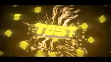 FREE Yellow 3D Blender Intro Template #542 + Tutorial