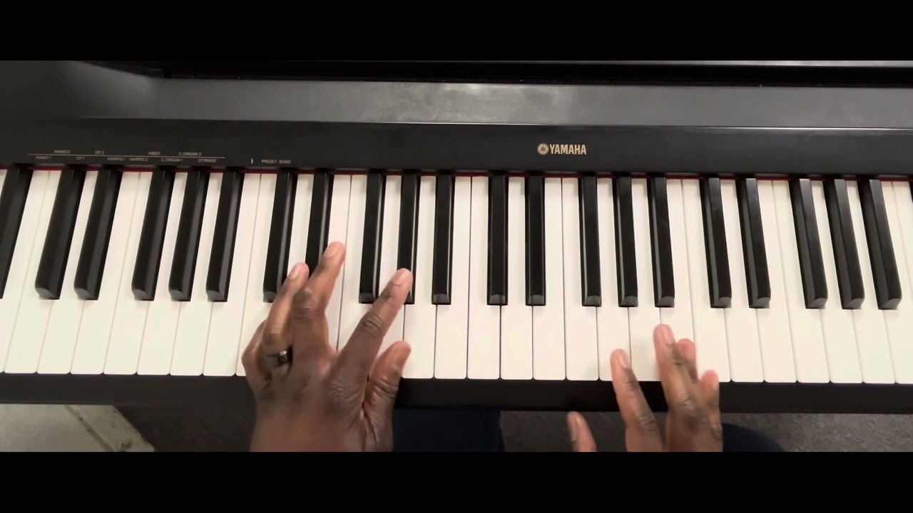 My Hands are lifted up piano lesson. #worship piano #piano lessons #gospelmusic