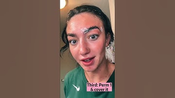 BUSHY EYEBROWS?!? DIY BROW LAMINATION AT HOME BY iMethod Beauty😍✨😘#shorts #MAKEUP #EYEBROW