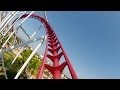 Shock Roller Coaster Front Seat POV Rainbow Magicland Rome Italy 1080p HD