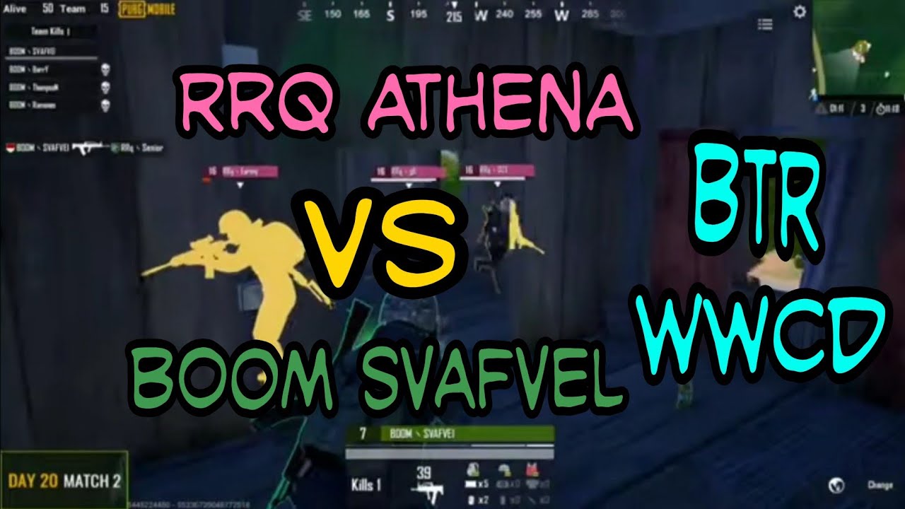 BTR WWCD | BOOM SVAFVEL ratain 1 Squad RRQ ath | PMCO FALL SPILT