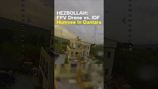 High-Precision FPV Drone Strike on Military Vehicle in Lebanon #military #dronestrike