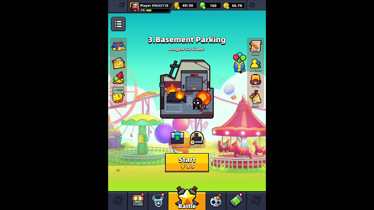 Trying the new survivor.io event