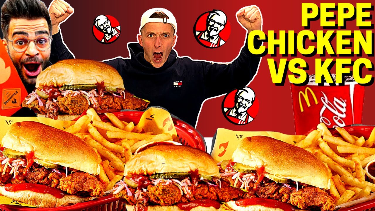 PEPE CHICKEN VS KFC! (Qui a le MEILLEUR Poulet Frit ?!) YouTube