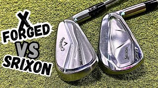 Callaway X Forged vs Srixon ZXi7 Irons!
