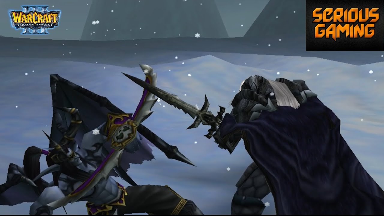 Warcraft 3 Campaign - Arthas vs Illidan - Frozen Throne Ending