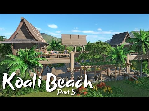 Planet Coaster - Koali Beach Park (Part 5) - Jungle Dining (ft. Silvarret & Keralis)