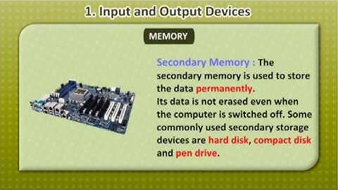 QUICK START 4-Chap 1 1-Input and Output Devices