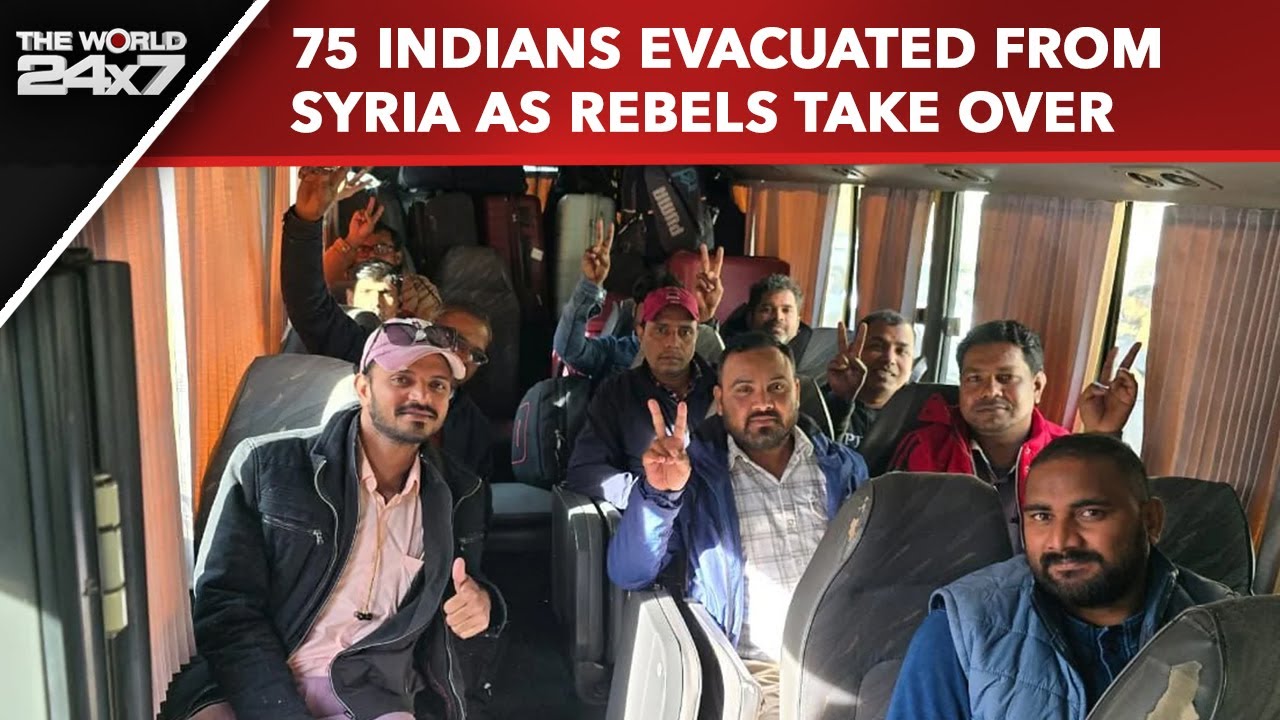 Indians In Syria | 75 Indians Evacuated From Syria As Rebels Take Over, Now In Lebanon