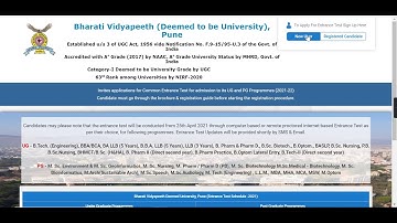 BUMAT 2021 Application Form (Released) - How to Fill Bharati Vidyapeeth UG Management Aptitude Test