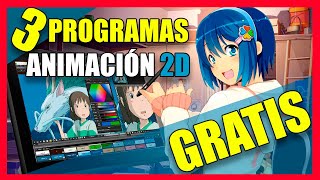 TOP 3  BEST FREE and PROFESSIONAL 2D ANIMATION Programs | ✅ 2022