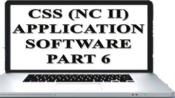 CSS (Computer Systems Servicing) - Application Software | Taglish | Part 6
