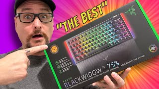 Razer made a custom keyboard! Razer BlackWidow V4 75% Review