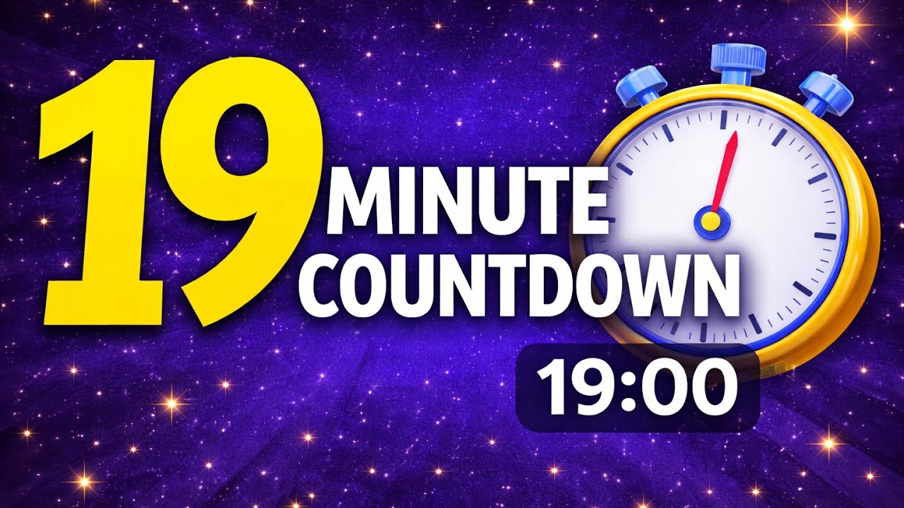 19 Minute Timer | Classroom Countdown Timer - YouTube