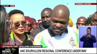 ANC Ekurhuleni Regional Conference kicks off: former Treasurer Doctor Xhakaza speaks to the SABC
