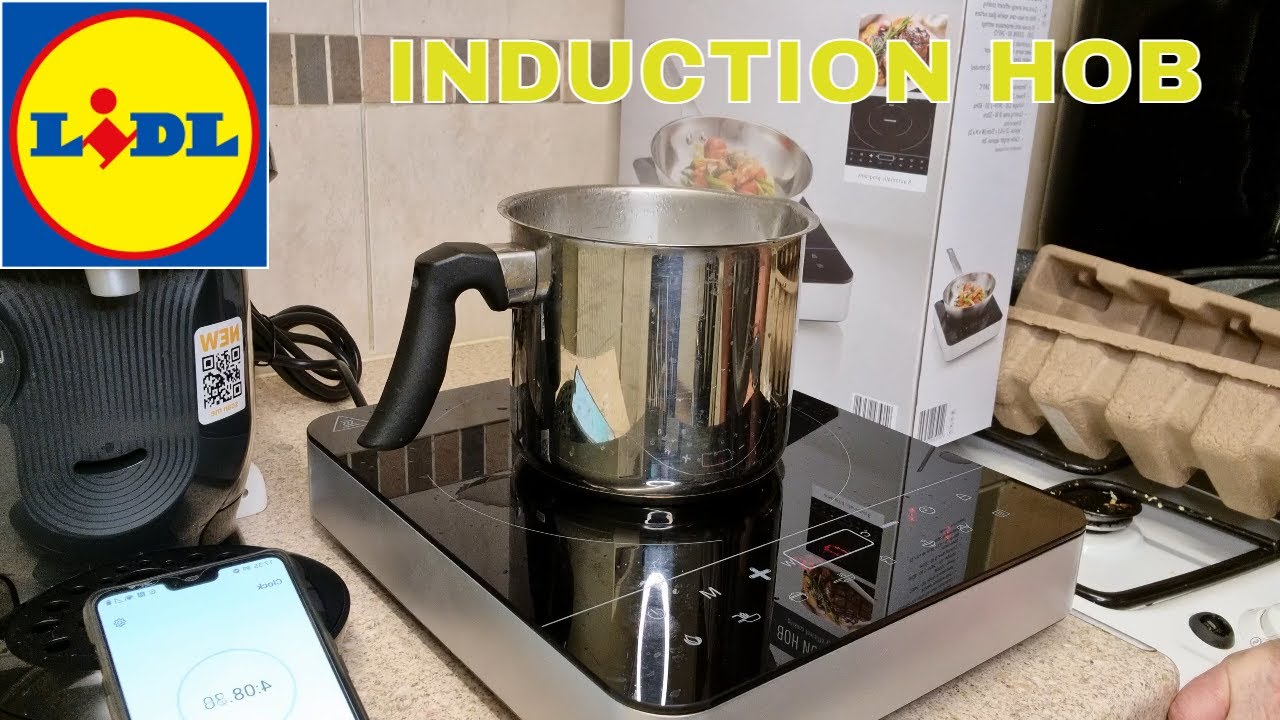 🔥 Lidl Silvercrest 2000W Induction Hob 🍳 Fast Boil in 3.45 Minutes!  ⏱️Portable Digital Touch Screen - YouTube