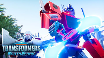 Transformers: EarthSpark | NEW SERIES | Optimus Prime & Megatron Team Up | Transformers Official