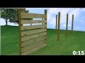 Horizontal Wood Fence (Meek's In Under A Minute) Horizontal Wood Fence (Meek's In Under A Minute)