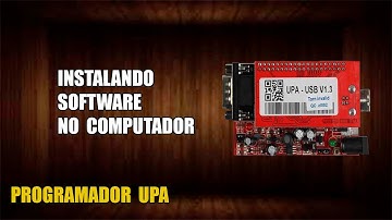 Programador Upa - Instalando Software no PC.