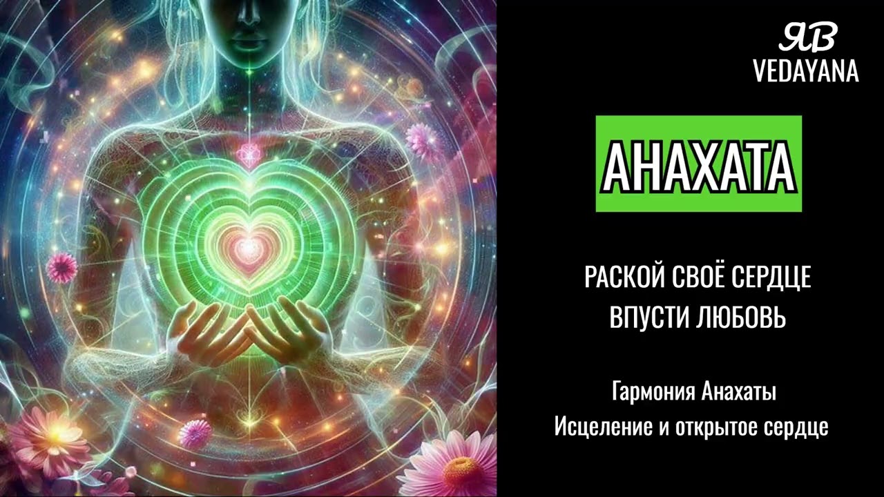 Раскрой своё сердце и впусти любовь. Гармоничная Анахата. Исцеление. Открытое сердце