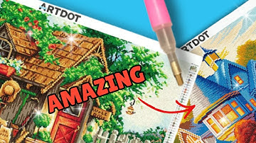 This Diamond Painting Blew Me Away! (ARTDOT NEW Idyllic Homes Collections)