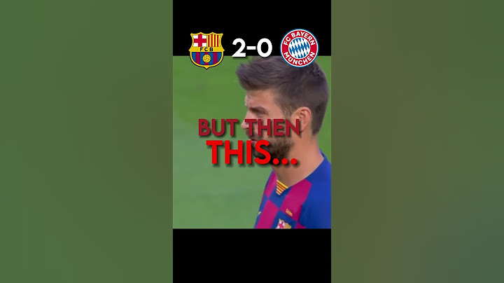 8-2 Bayern vs FC Barcelona | When Bayern destroyed Barcelona...
