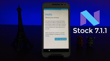 Install Stock Android 7.1.1 Nougat on the Moto G 3rd Gen (2015)
