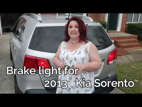 How to change the Brake Light on a 2013 Kia Sorento
