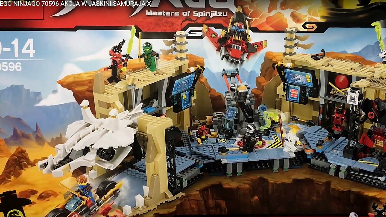 Lego Ninjago 70596 Akcja W Jaskini Samuraja X Youtube