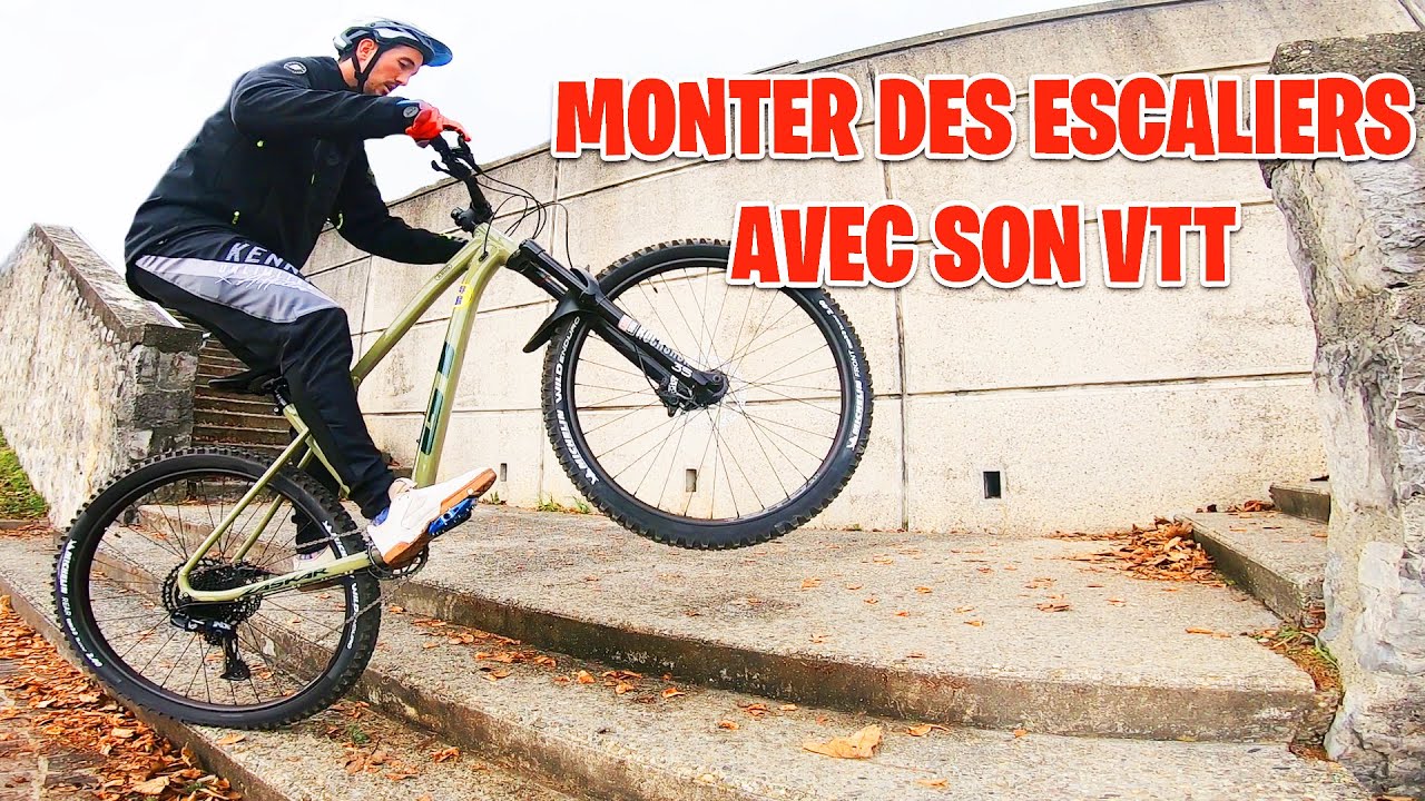 MONTER DES ESCALIERS A VTT  |  5 techniques (Du Débutant au Confirmé)