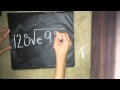 A cute trick to writing, "I love you"
