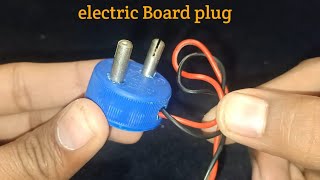 How To Make Electric Board Plug Using Bottle Cap Electric Board Plug With Bottle Cap