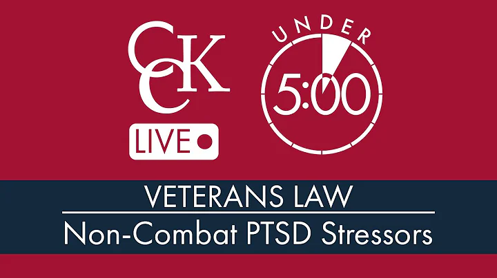 Proving Non-Combat PTSD Stressors