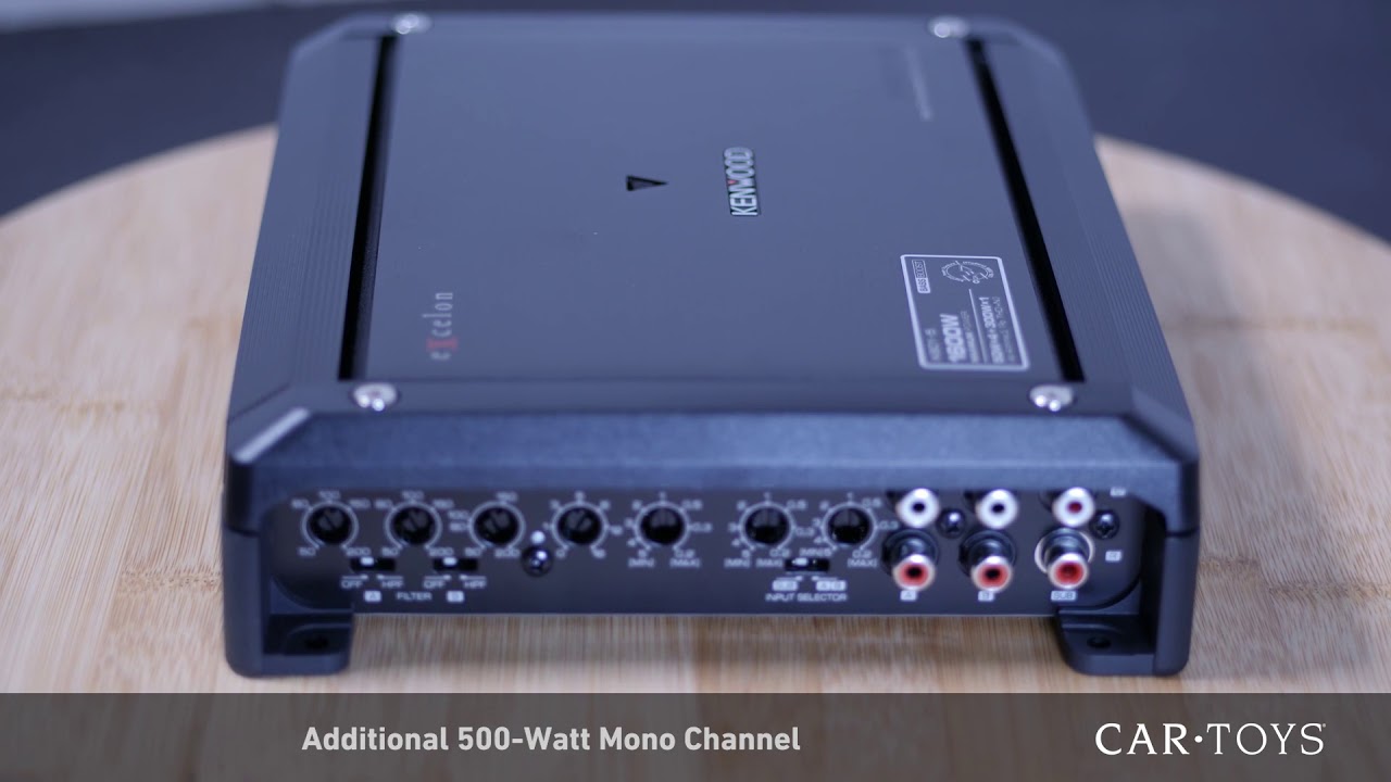 Kenwood Excelon X8015 5Channel Car Amplifier